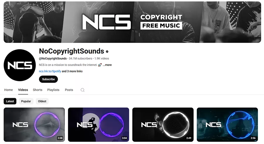 کانال NoCopyrightSound